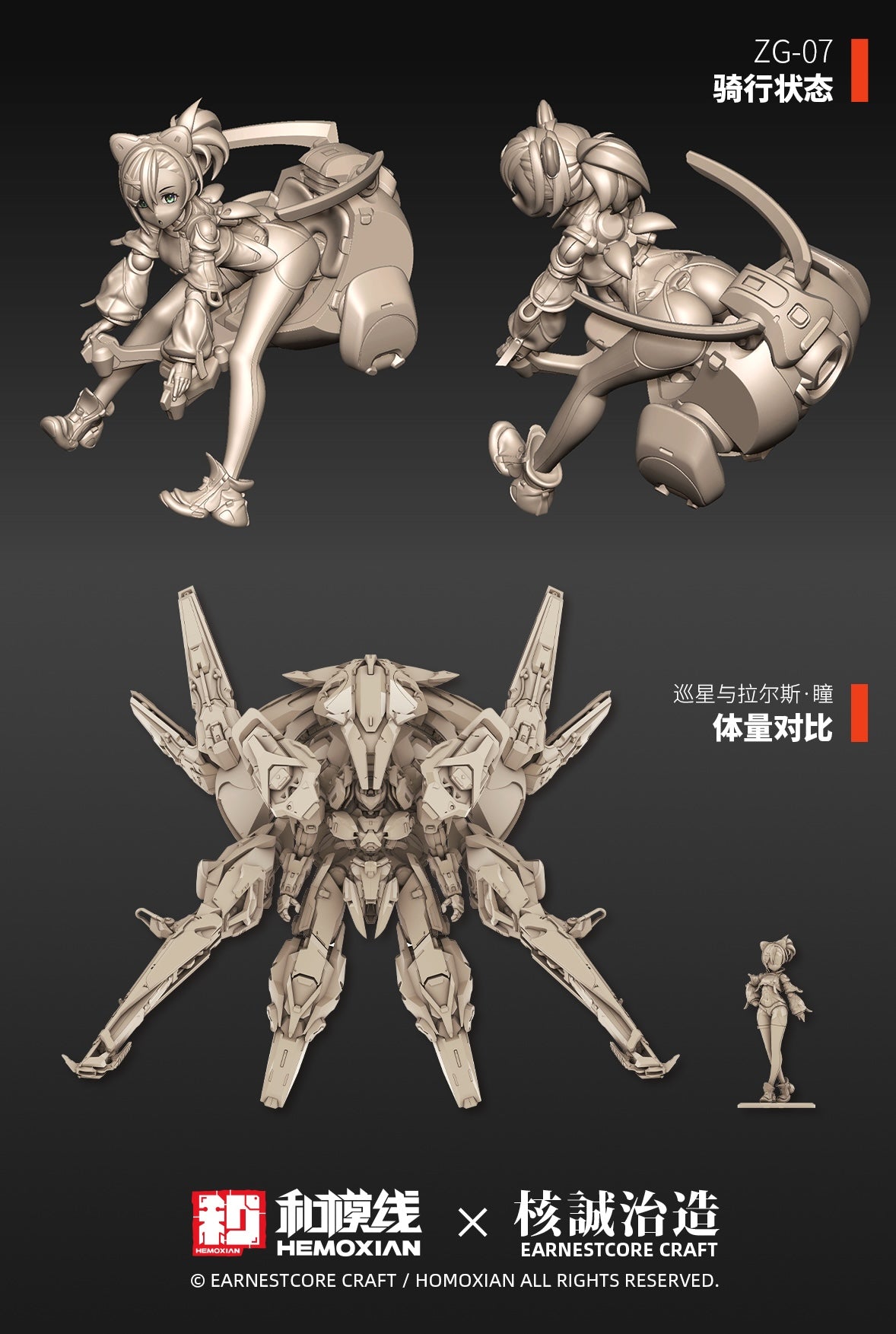 Hemoxian x Earnestcore Craft 1/24 The Last Planet Sentinel TEM0001