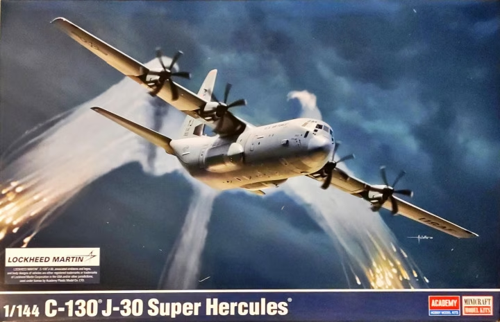 Academy 1/144 US C-130J-30 Super Hercules 12631