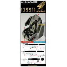 Load image into Gallery viewer, HGW 1/35 US AH-64 Apache  Textile/Photoetch Seatbelts 135511'