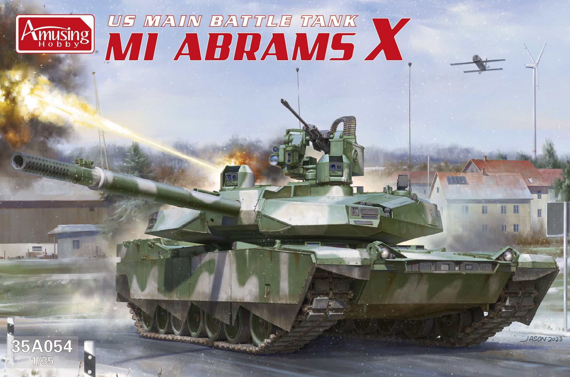 Amusing Hobby 1/35 US M1 Abrams X 35A054 – Burbank's House of Hobbies