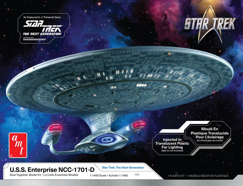 AMT 1/1400 Star Trek The Next Generation USS Enterprise NCC1701D AMT14 ...