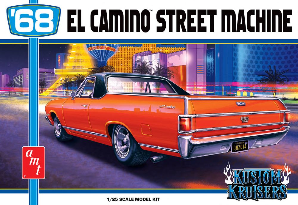 AMT 1/25 1968 Chevy El Camino Street Machine AMT1484 COMING SOON