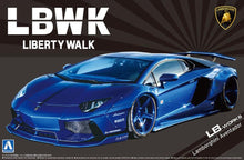 Load image into Gallery viewer, Aoshima 1/24 LB Works Lamborghini Aventador LBWK LIberty Walk Ver.2 05991