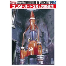 Load image into Gallery viewer, Aoshima Thunderbirds 1/350 Thunderbird 3 and Launch Bay 06386'