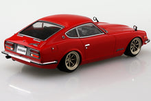 Load image into Gallery viewer, Aoshima Snap Kit 1/32 Nissan 240Z Fairlady Red  Custom Wheels #13-SP1 06474