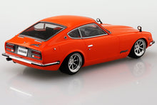 Load image into Gallery viewer, Aoshima Snap Kit 1/32 Nissan 240Z Fairlady Orange Custom Wheels #13-SP3 06476