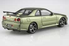 Load image into Gallery viewer, Aoshima 1/24 Prepainted Nissan Skyline GT-R BNR34 V-spec II Nur '00 06559