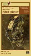 Load image into Gallery viewer, Hasegawa Maschinen Krieger 1/20 Heavy Armored Combat Uniform MK44G-6 Gold Knight 64130'