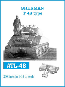 Friulmodel 1/35 US M4 Sherman T48 Individual Metal Track Links ATL-48