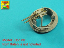 Load image into Gallery viewer, Aber 1/35 US 0.50 Cal Aircraft ANM2 Browning MG w/ Flash Hiders (2) 35 L-162'
