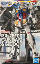Load image into Gallery viewer, Bandai 1/144 RX-78F00 Gundam &amp; G-Dock 5060574