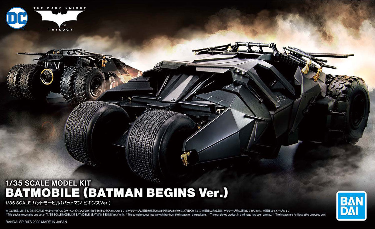 Bandai 1/35 Batman Begins Batmobile Tumbler 5062184 – Burbank's