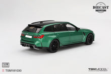 Load image into Gallery viewer, TSM 1/18 BMW M3 Touring Isle of Man Green Metallic TSM181030