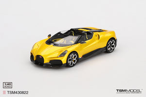 TSM 1/43 Bugatti W16 Mistral Yellow TSM430822 – Burbank's House of