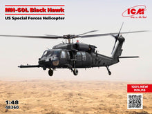 Load image into Gallery viewer, ICM 1/48 US MH-60L Black Hawk Special Forces Helicopter 48360