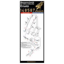 Load image into Gallery viewer, HGW 1/48 German Bf109K-4 (Orlon) Textile Seatbelts with PE Buckles 132587'