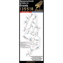 Load image into Gallery viewer, HGW 1/35 German Bf109G-10 Textile/Photoetch Seatbelts 135518'