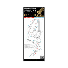 Load image into Gallery viewer, HGW 1/32 German Bf109G-14 Textile/Photoetch Seatbelts 132633