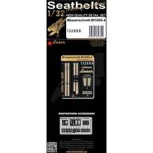 Load image into Gallery viewer, HGW 1/32 German Bf109G-4 Textile Seatbelts with PE Buckles 132669'