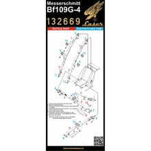 Load image into Gallery viewer, HGW 1/32 German Bf109G-4 Textile Seatbelts with PE Buckles 132669'