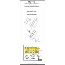 Load image into Gallery viewer, HGW 1/72 German Bf109G-6 Transfer Film Seatbelts and Masks (2) 172805