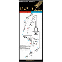 Load image into Gallery viewer, HGW 1/24 German Bf109K-4 Microplastic Foil/Photoetch Seatbelts 124514 SALE!