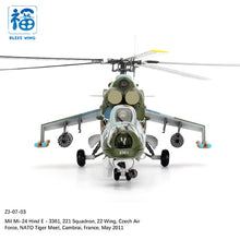 Load image into Gallery viewer, Bless Wing 1/48 MI-24 Hind E 221 Sqd., 22 Wing, Czech AF, NATO Tiger Meet BW-JZ07-03