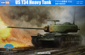 HobbyBoss 1/35 US T34 Heavy Tank 84513