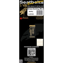 Load image into Gallery viewer, HGW 1/48 British Bristol Bulldog Mk.II Textile/Photoetch Seatbelts 148596'