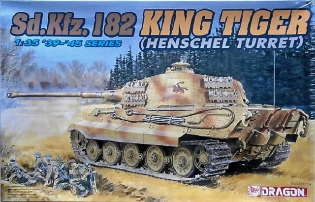 Dragon 1/35 German SdKfz 182 King Tiger 6208C OPEN BOX