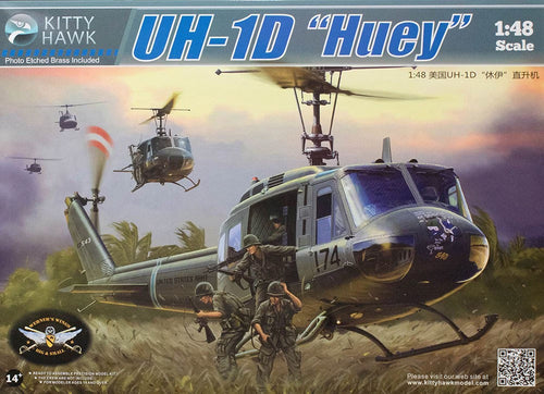 Kitty Hawk 1/48 US UH-1D Huey Helicopter KH80154