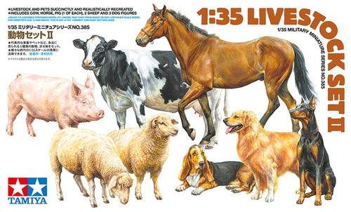 Tamiya 1/35 Livestock Set II 35385