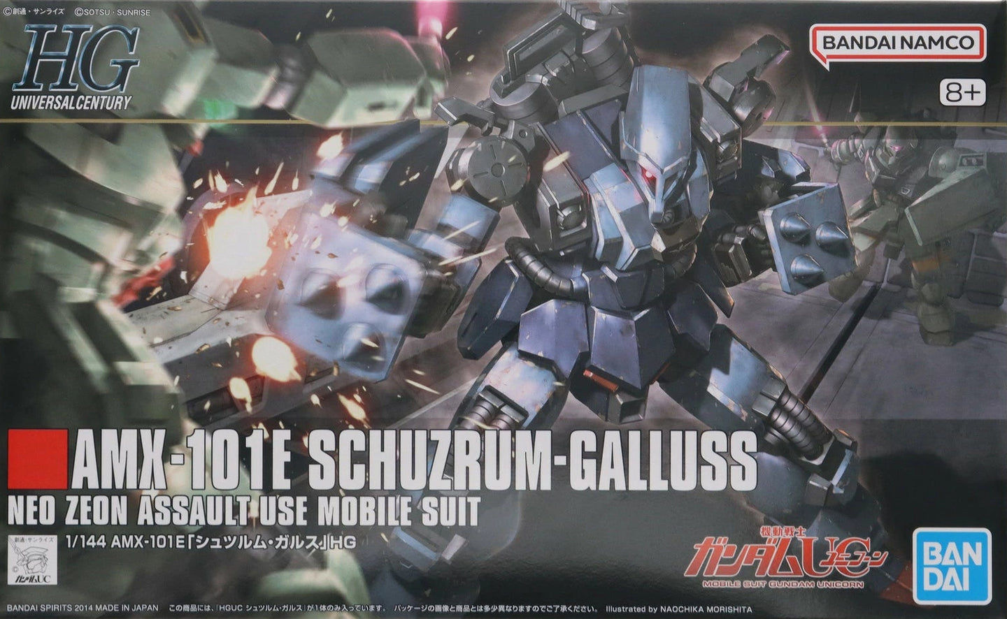 Bandai 1/144 HG #183 UC AMX-101E Schuzrum-Galluss 5064130