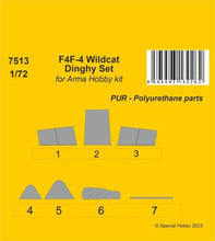 Load image into Gallery viewer, Arma Hobby 1/72 US F4F-4 WIldcat With Resin &amp; Photoetch Extras 70048