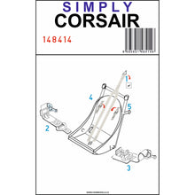 Load image into Gallery viewer, HGW 1/48 US Corsair Transfer Film Seatbelts 148414'