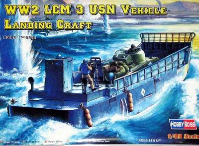 HobbyBoss 1/48 US LCM-3 USN Vehicle Landing Craft 84817