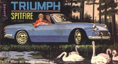Aurora 1/32 Triumph Spitfire OPEN BOX 1964 VINTAGE KIT No.528C