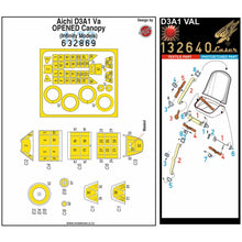 Load image into Gallery viewer, HGW 1/32 Japanese D3A1 Microtextile/Photoetch Seatbelts &amp; Mask OPEN CANOPY 132845
