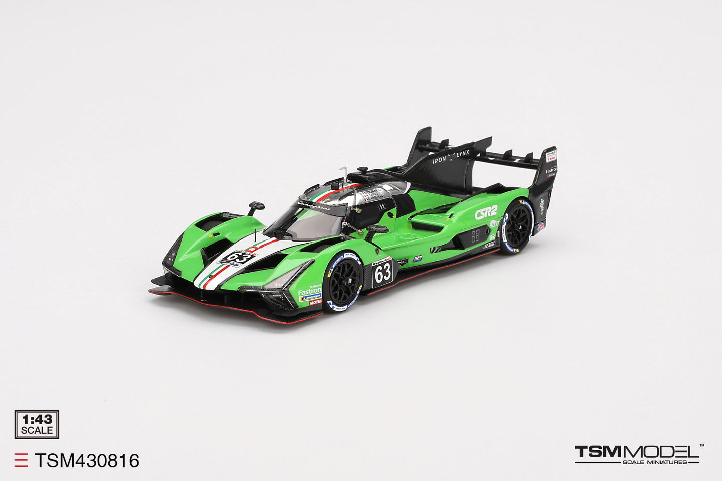 CSR チョッサラン　スア　ポラロイド TSM 1/43 Lamborghini SC63 No.63 Iron Lynx IMSA 12H Sebring 2024
