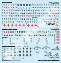 Load image into Gallery viewer, Passion Models US Army Badge &amp; Insignia Decal Set P35D-001