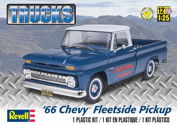 Revell 1/25 Chevy Fleetside Pickup 1966 857225