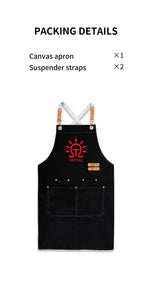 Dspiae CAN-01 Canvas Working Apron