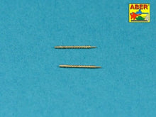 Load image into Gallery viewer, Aber 1/72 German Machine Gun MG34 Barrels (2) 72 L-50
