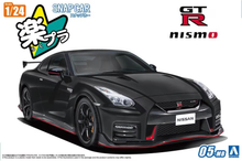 Load image into Gallery viewer, Aoshima 1/24 SNAP CAR R35 NISSAN GT-R NISMO 2017 Meteor Black 05-MB 06787