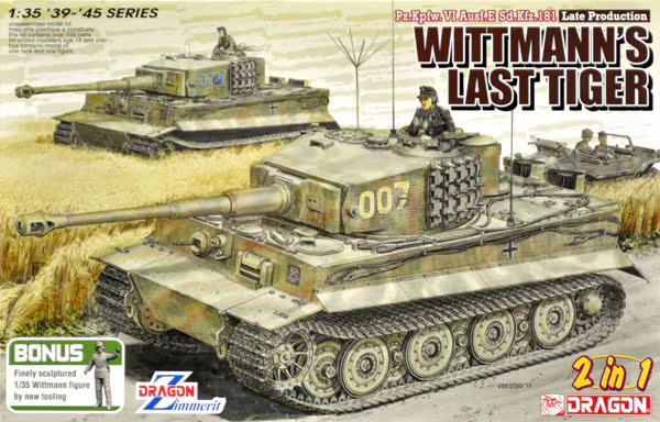 Dragon 1/35 German Tiger I Wittmann's Last Tiger 6800 – Burbank's