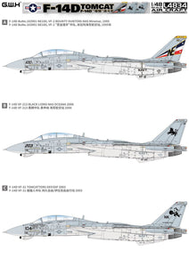 Great Wall Hobby 1/48 US F-14D Tomcat Fighter L4834