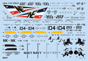 Great Wall Hobby 1/48 US F-14D Tomcat Fighter L4834