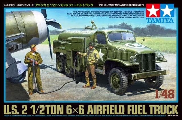 Tamiya 1/48 US 2 1/2 Ton 6x6 Airfield Fuel Truck 32579