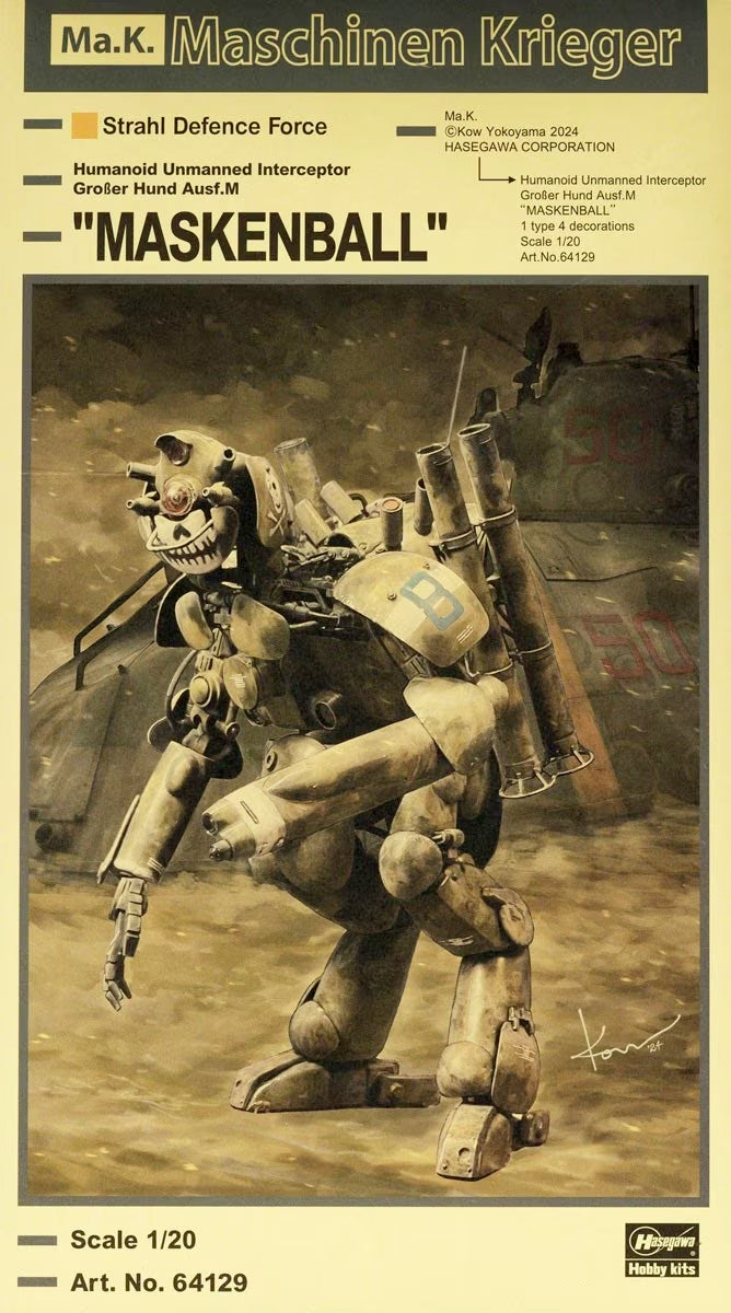 Hasegawa Maschinen Krieger 1/20 Maskenball Grosserhund Ausf.M