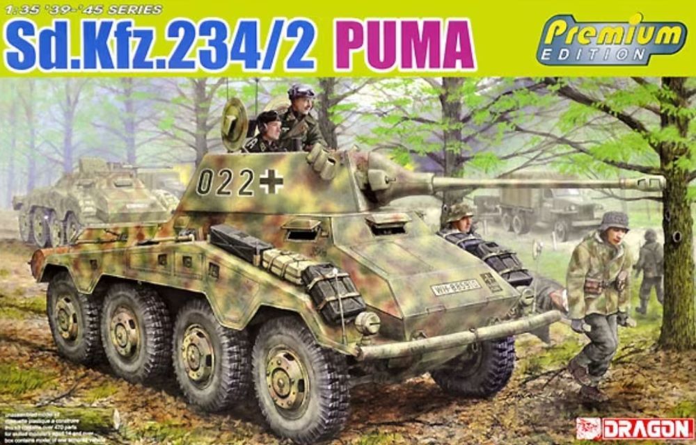 Dragon 1/35 German Sd.Kfz.234/2 Puma Premium Editioin 6943